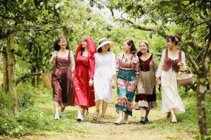 thuê trang phục chụp ảnh ở mộc châu